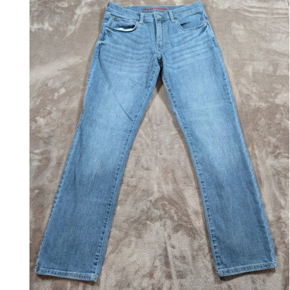 Lucky Brand Mens Straight Leg Jeans Medium Wash Blue Denim 30x32 RN80318